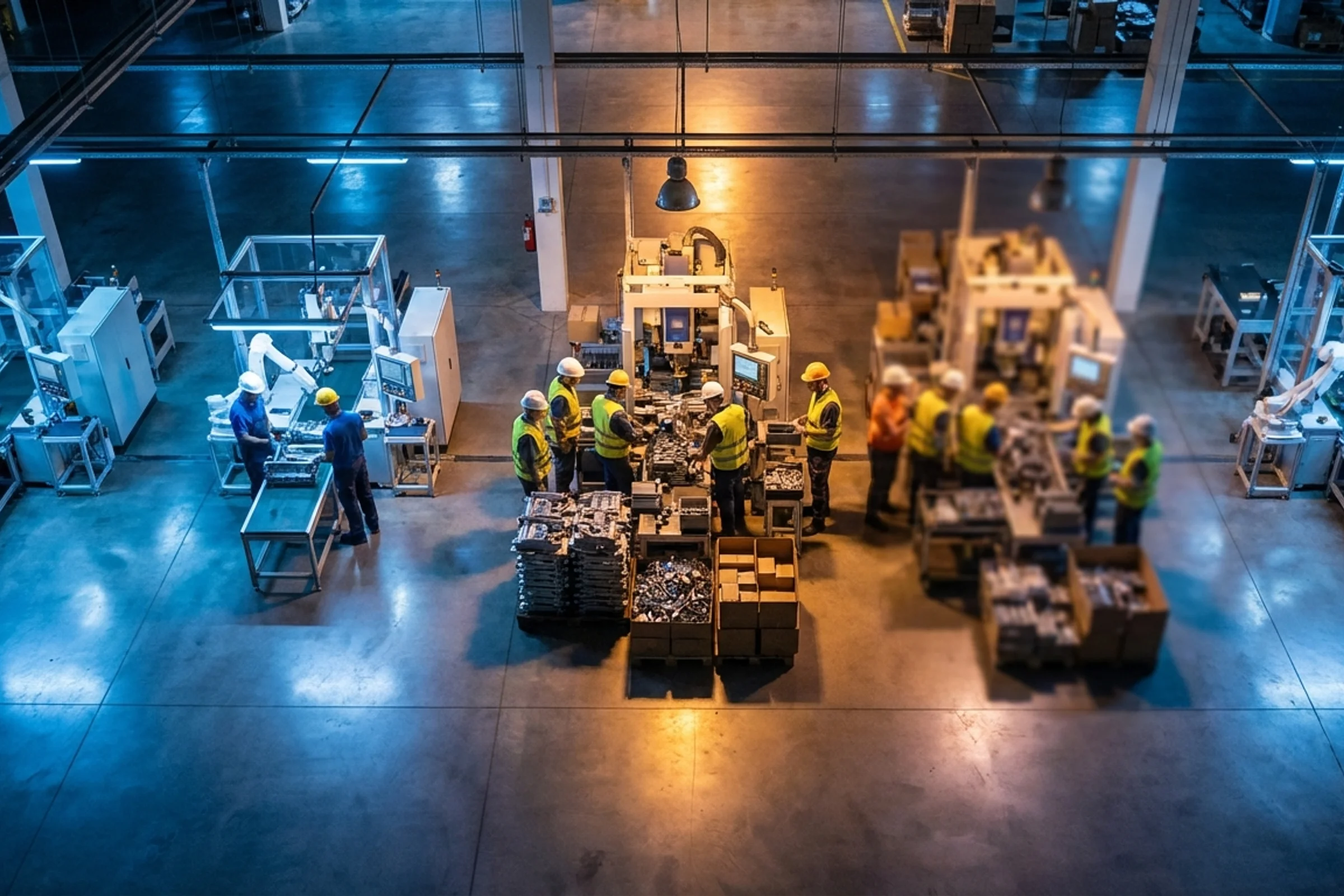 Diagramma flusso processo aziendale con evidenziate due fasi critiche dove si concentrano inefficienze processi aziendali