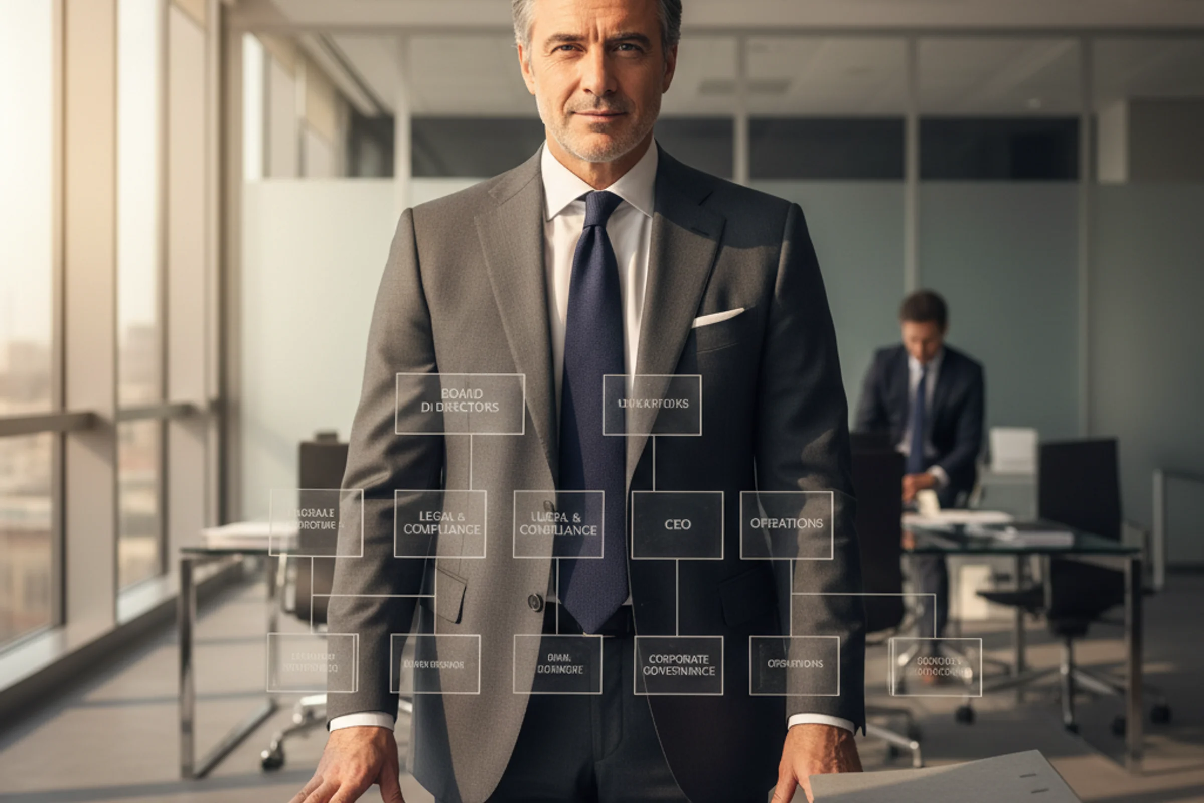 Amministratore PMI analizza documenti per verifica adeguati assetti organizzativi secondo art. 2086 c.c.