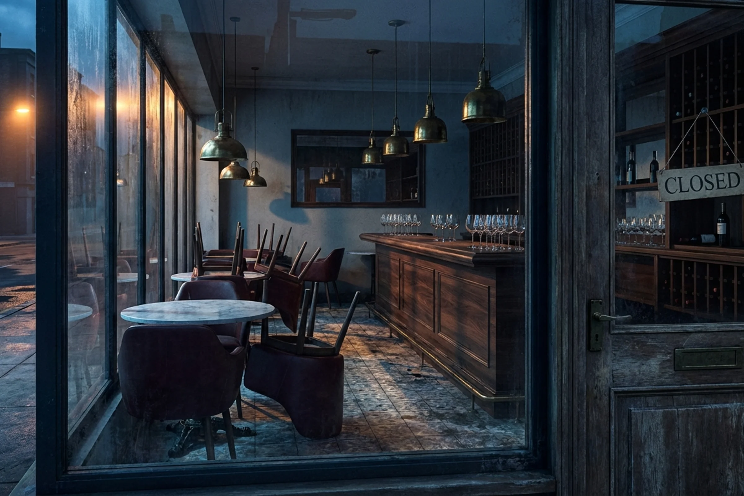 Grafico fallimenti ristoranti 2024: 19.019 chiusure con breakdown errori gestionali e danni economici per tipologia